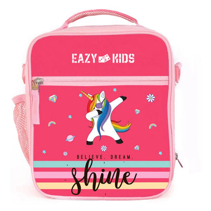 Eazy Kids Bento Lunch Bag Unicorn (Pink)