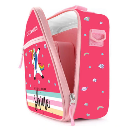 Eazy Kids Bento Lunch Bag Unicorn (Pink)