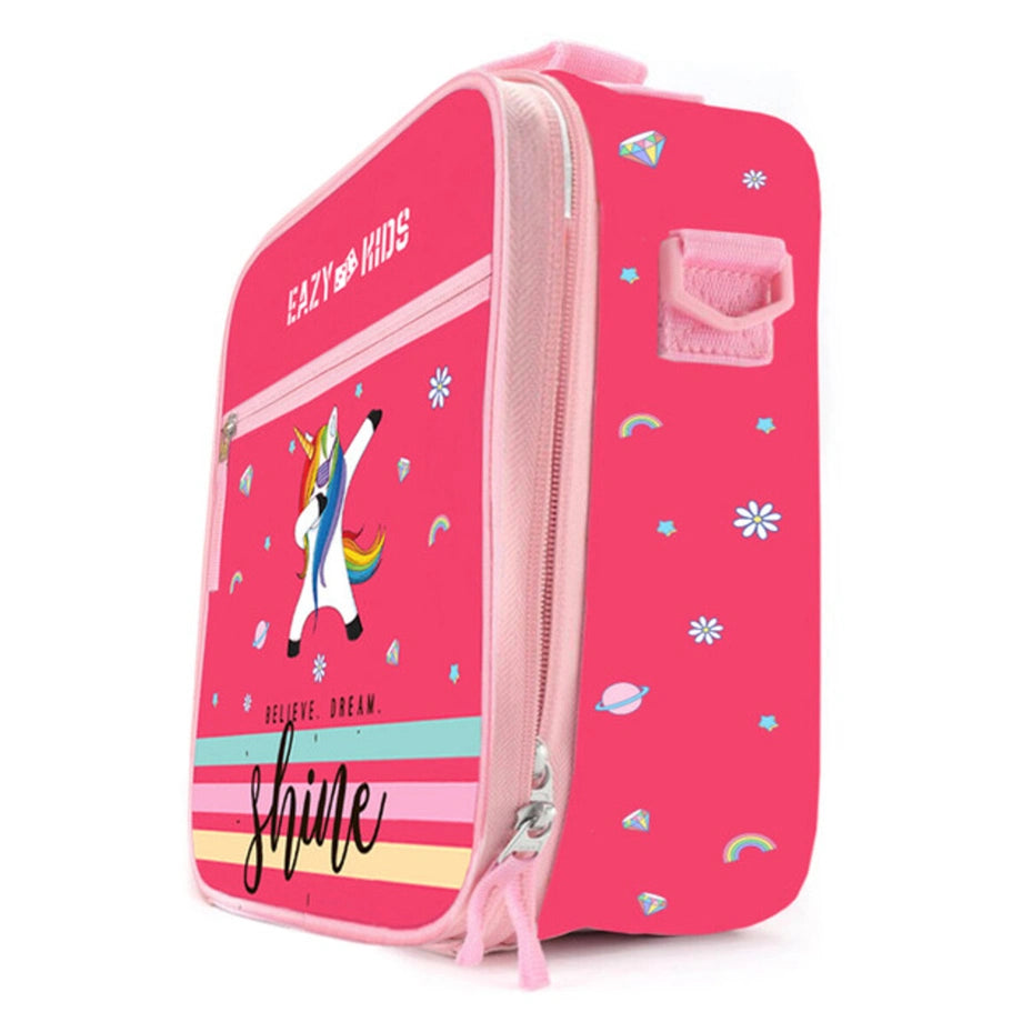 Eazy Kids Bento Lunch Bag Unicorn (Pink)