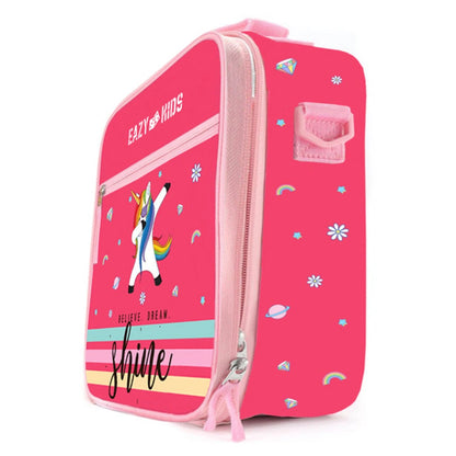 Eazy Kids Bento Lunch Bag Unicorn (Pink)