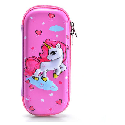 Eazy Kids 3D Pencil Case (Unicorn Pink)