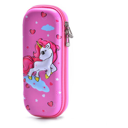 Eazy Kids 3D Pencil Case (Unicorn Pink)