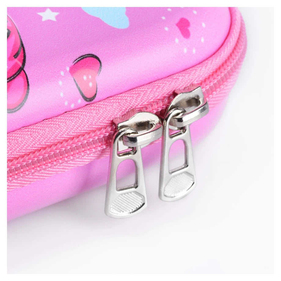 Eazy Kids 3D Pencil Case (Unicorn Pink)