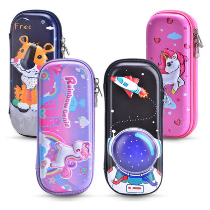 Eazy Kids 3D Pencil Case (Unicorn Pink)