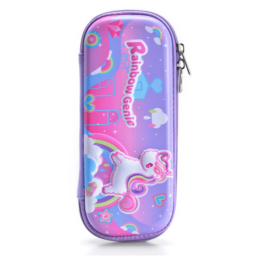 Eazy Kids 3D Genie Unicorn Pencil Case