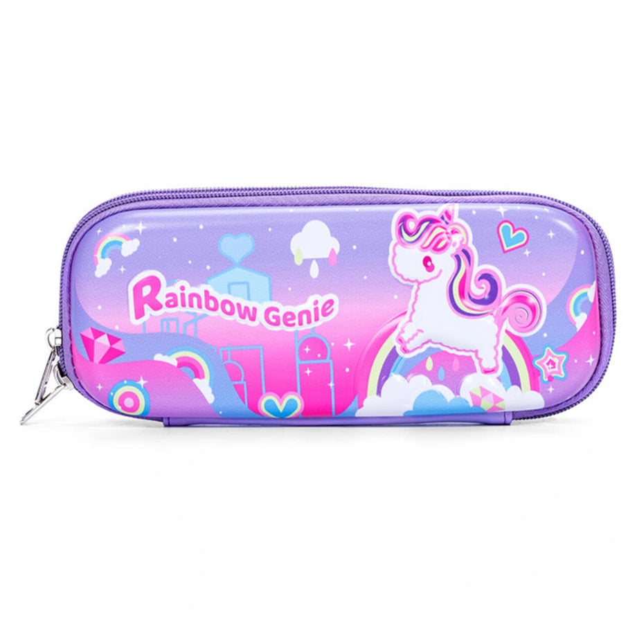 Eazy Kids 3D Genie Unicorn Pencil Case