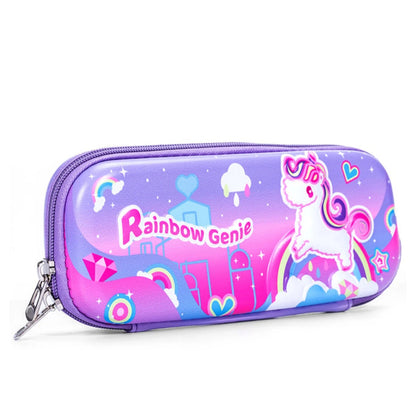 Eazy Kids 3D Genie Unicorn Pencil Case