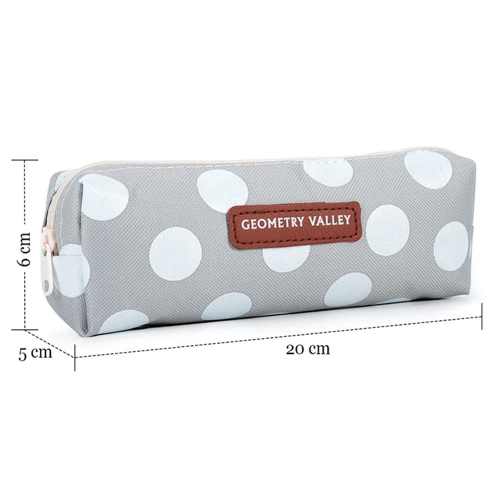 Eazy Kids Pencil Pouch Polka (White)
