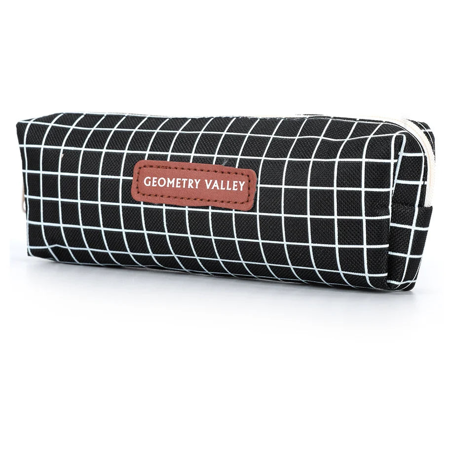 Eazy Kids Pencil Pouch (Black Plaid)