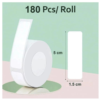 Eazy Kids Mini Label Maker Printer Rolls, Set of 3 (White)