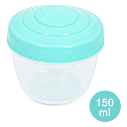 Eazy Kids 3/4/5 Compartment Convertible 1650ml Bento Lunch Box with 150ml Gravy Bowl (Green)