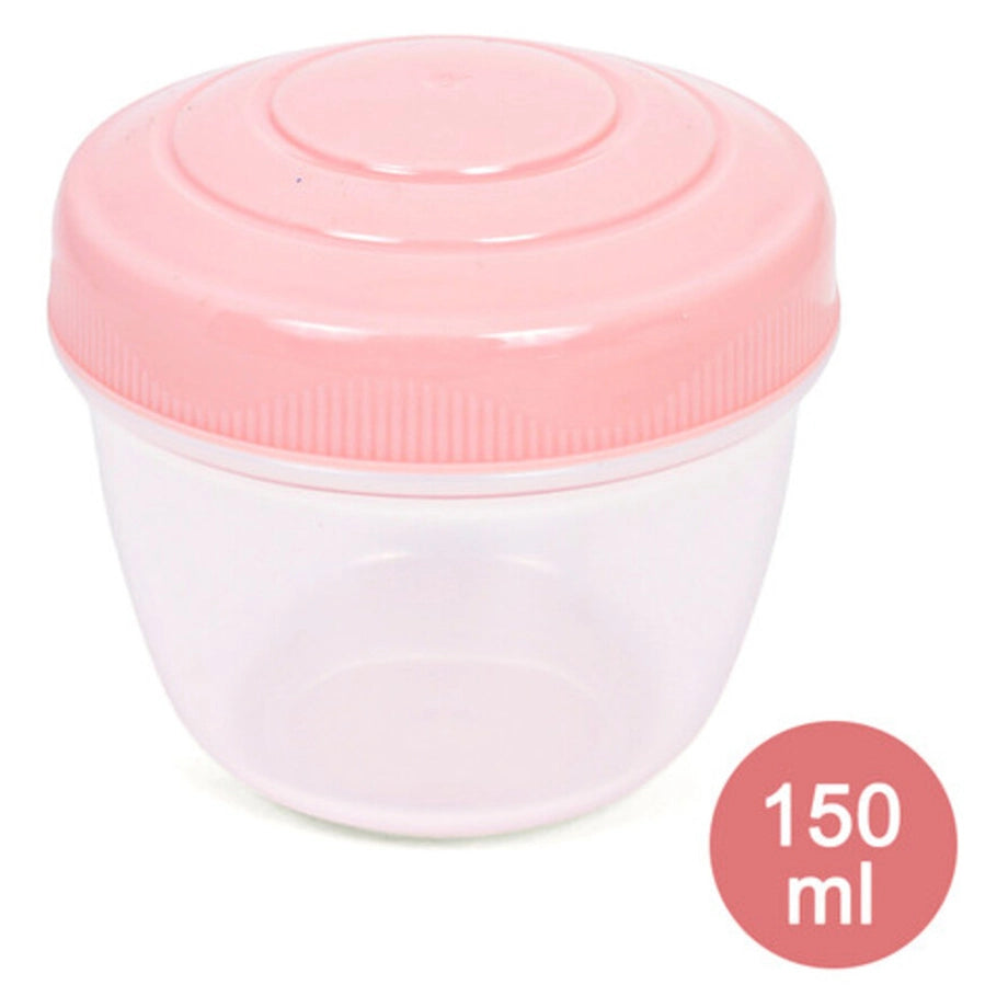 Eazy Kids 3/4/5 Compartment Convertible 1650ml Bento Lunch Box with 150ml Gravy Bowl (Pink)