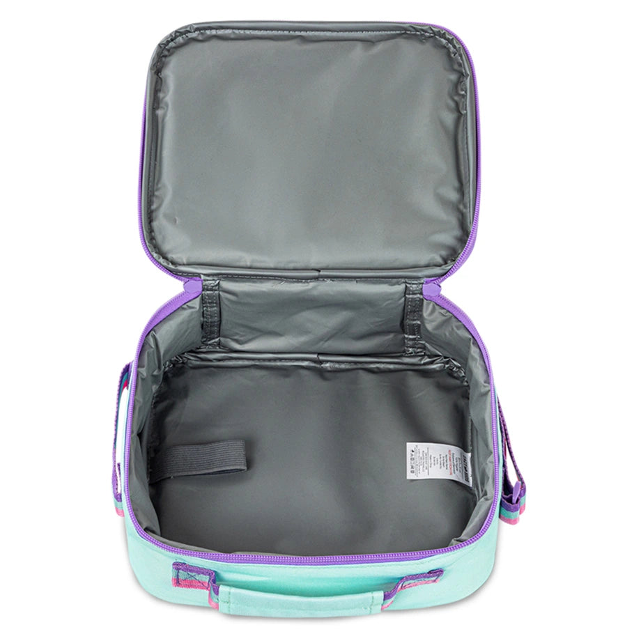 Eazy Kids 17" School Bag Set of 3 w/Lunch Bag and Pencil Pouch (Love Green)