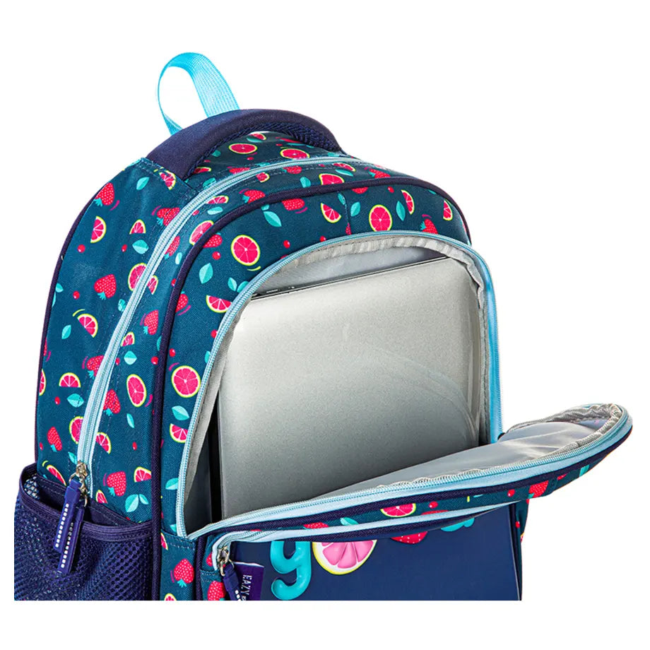 Eazy Kids School Bag w/Pencil Case 16" (Berry Good Blue)