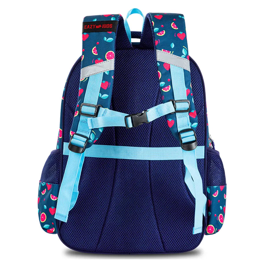 Eazy Kids School Bag w/Pencil Case 16" (Berry Good Blue)