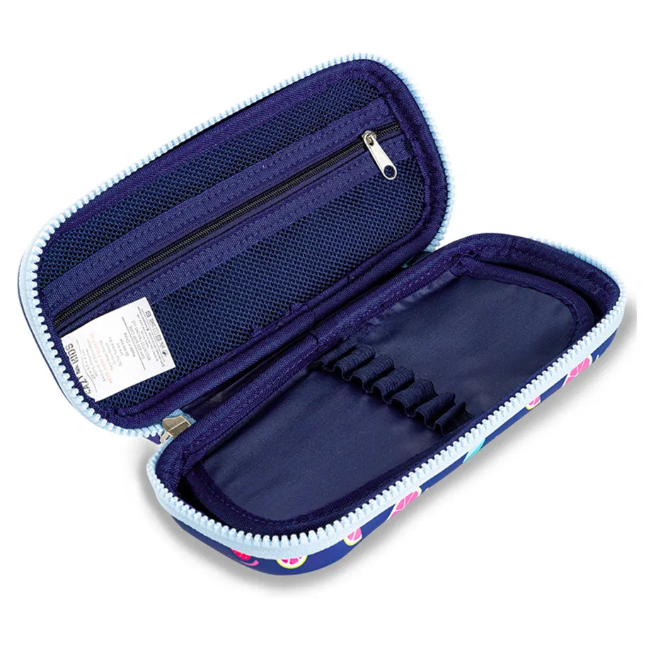 Eazy Kids School Bag w/Pencil Case 16" (Berry Good Blue)