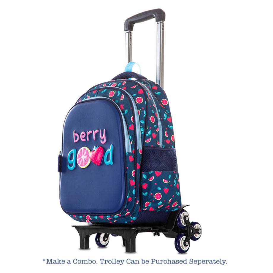 Eazy Kids School Bag w/Pencil Case 16" (Berry Good Blue)