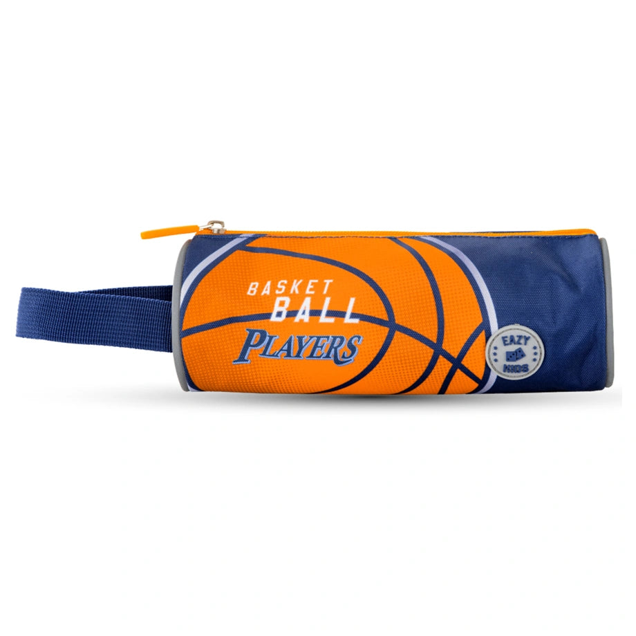 Eazy Kids 18" Set of 3 Backpack w/Lunch Bag and Pencil Case (Basket Ball)