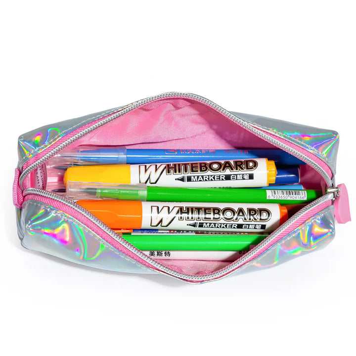 Eazy Kids 18" School Bag Lunch Bag Pencil Case Set of 3 (Pink)