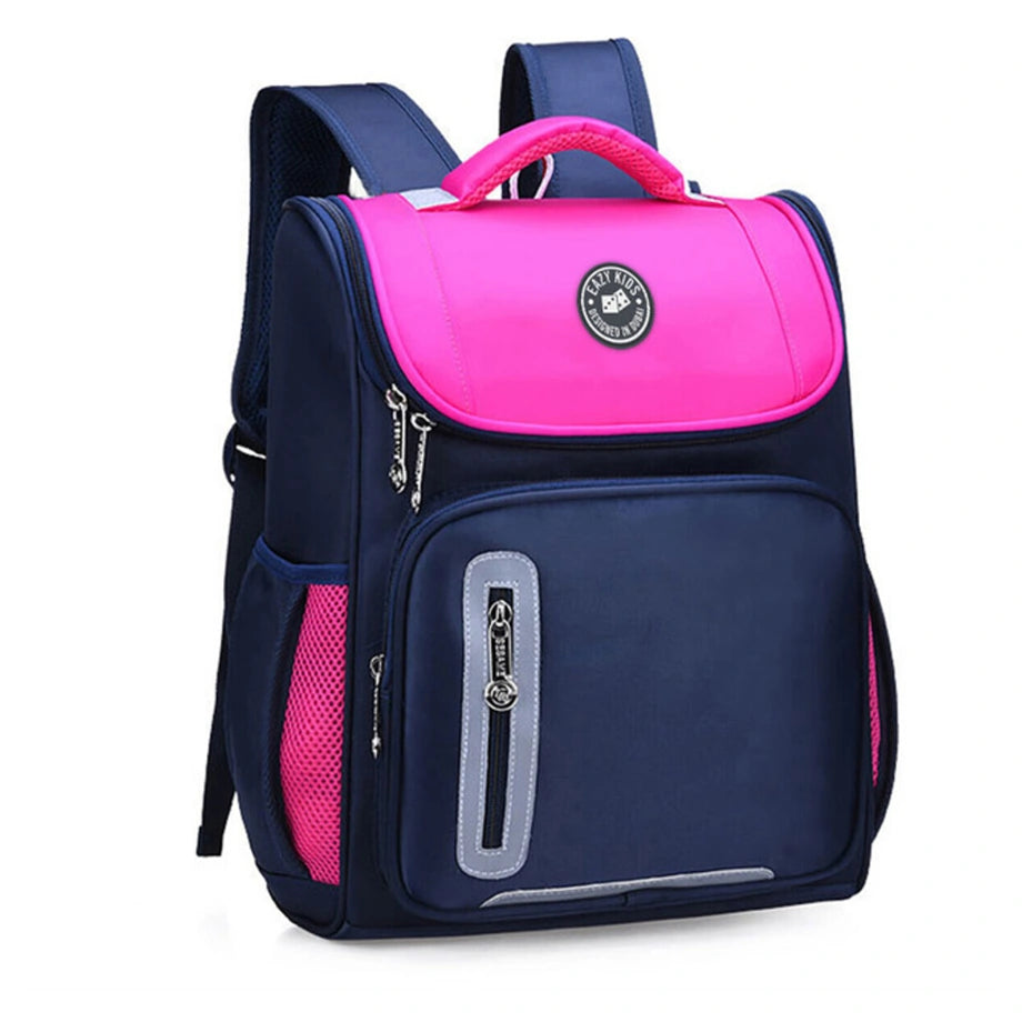 Eazy Kids Ergonomic School Bag (Pink)