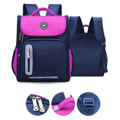 Eazy Kids Ergonomic School Bag (Pink)