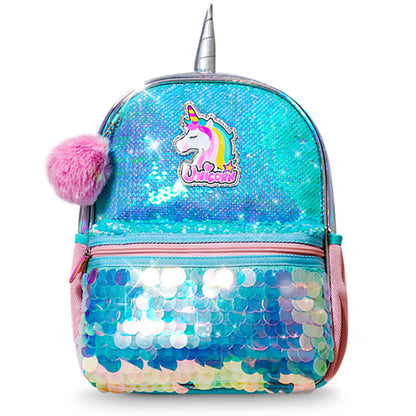 Eazy Kids Unicorn Sparkle Backpack (Green)