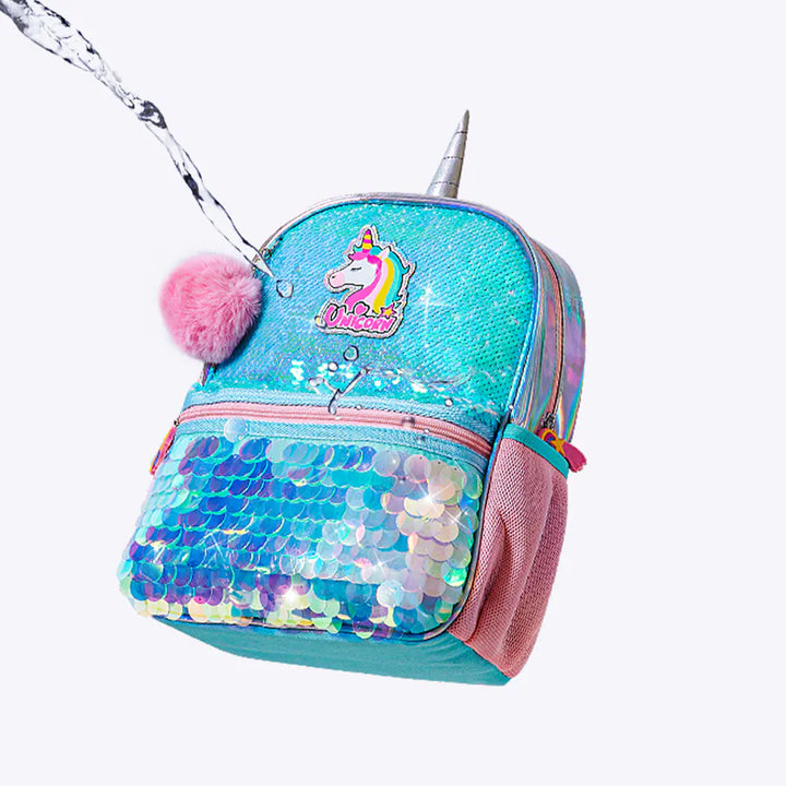 Eazy Kids Unicorn Sparkle Backpack (Green)