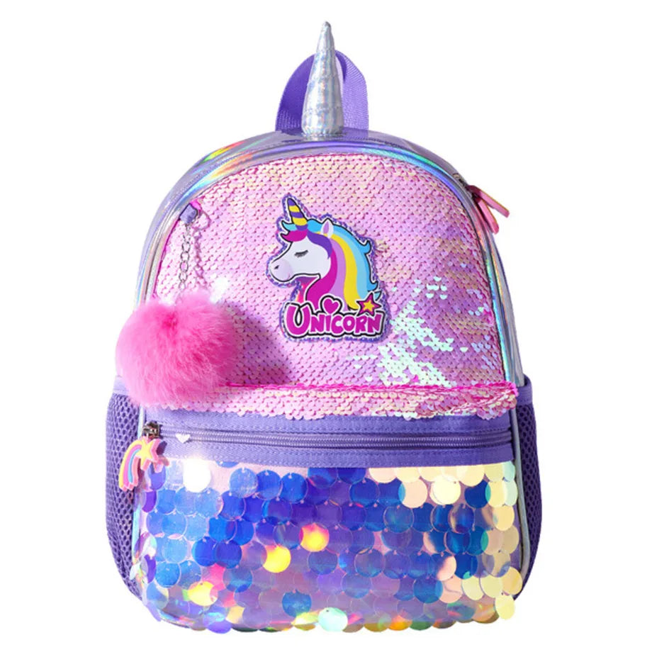 Eazy Kids Unicorn Sparkle Backpack (Pink)