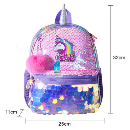 Eazy Kids Unicorn Sparkle Backpack (Pink)