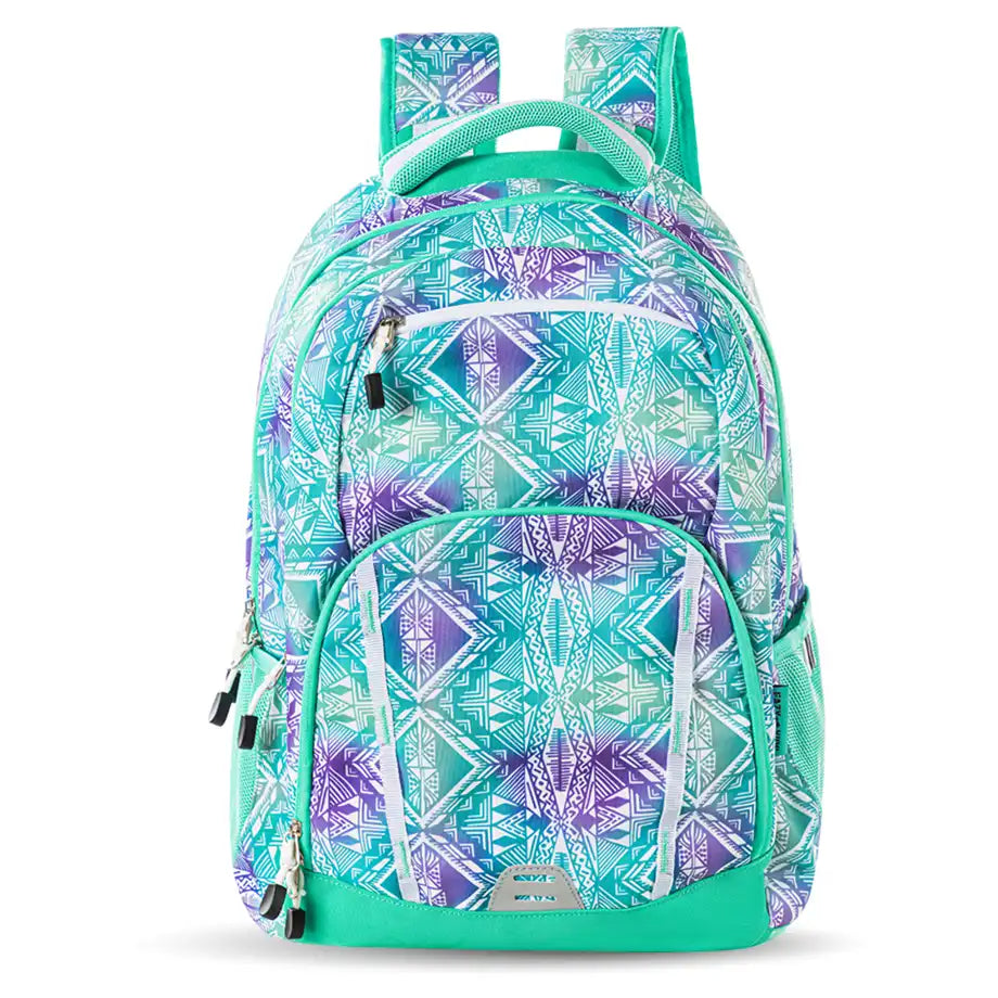 Eazy Kids 18" School Bag (Geometrical Green)