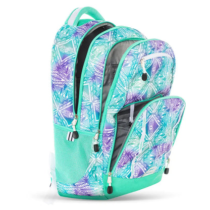 Eazy Kids 18" School Bag (Geometrical Green)