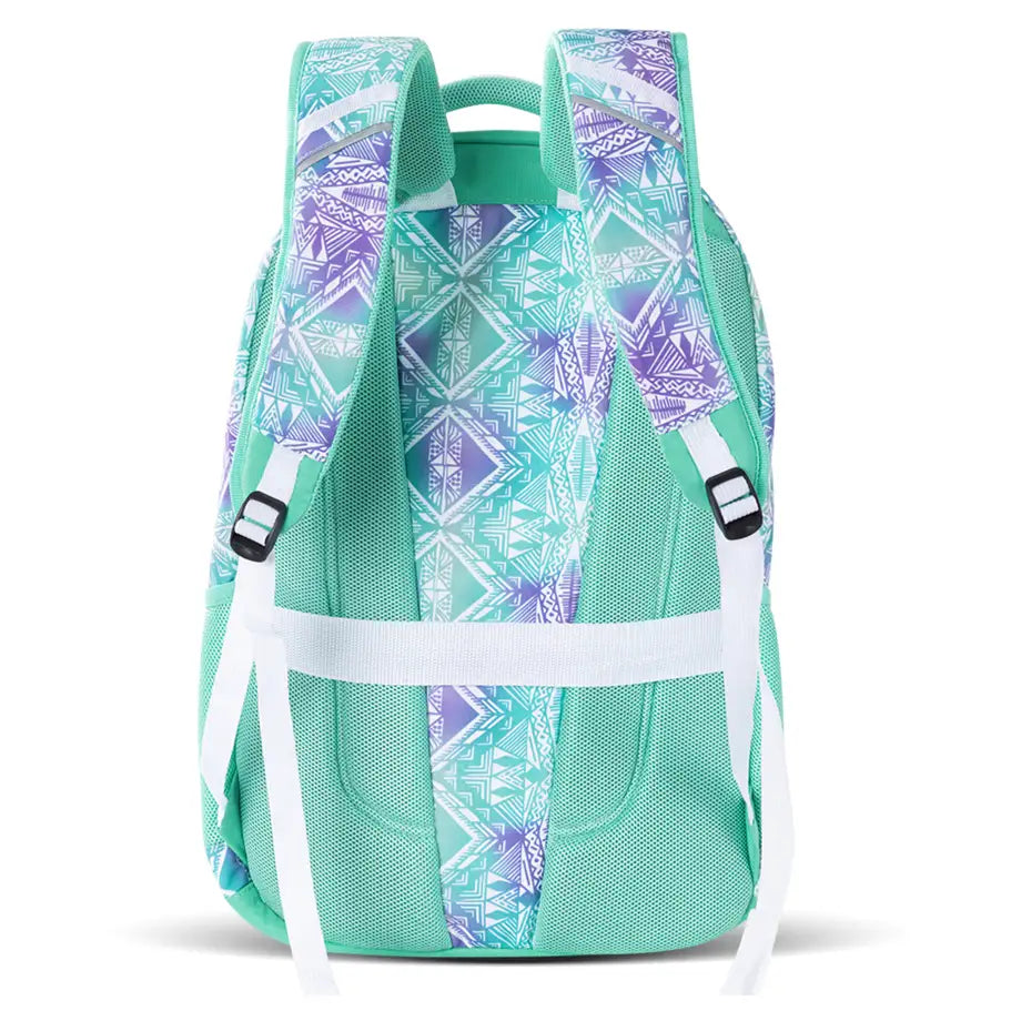 Eazy Kids 18" School Bag (Geometrical Green)