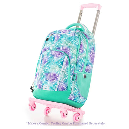 Eazy Kids 18" School Bag (Geometrical Green)