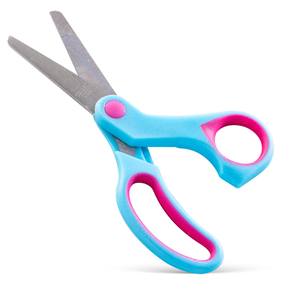 Eazy Kids School Scissors for Kids (Blue)
