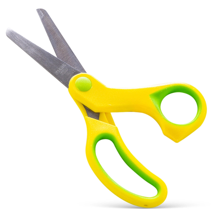 Eazy Kids School Scissors for Kids (Yellow)