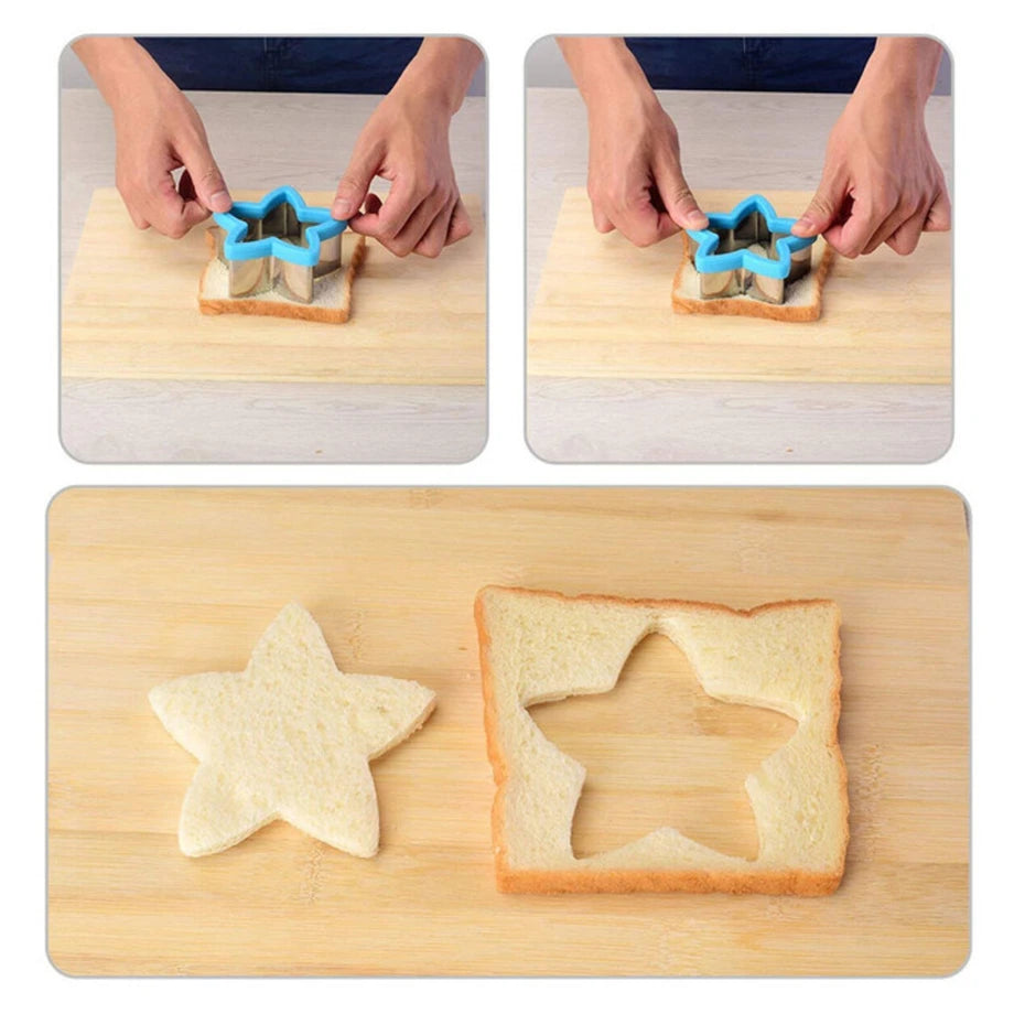 Eazy Kids Sandwich Cutter Stainless Steel Mini Combo
