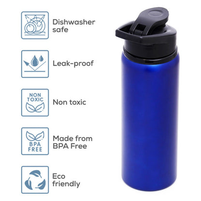 Eazy Kids Stainless Steel Sports Water Bottle 700ml (Blue)