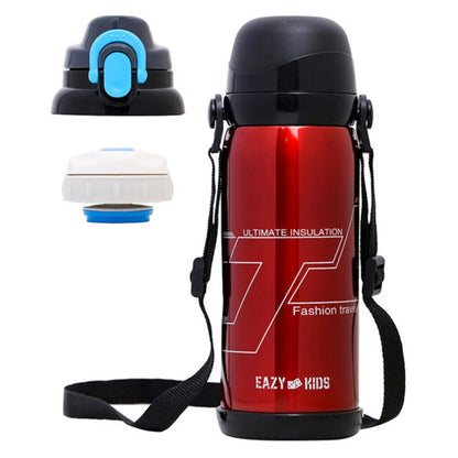 Eazy Kids Insulated School Water Bottle 800ml (Red)