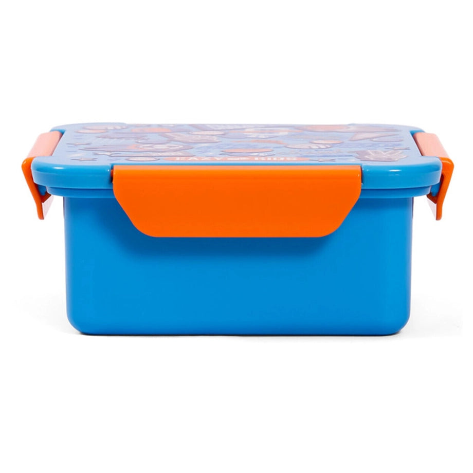 Eazy Kids Lunch Box, Soccer 650ml (Blue)