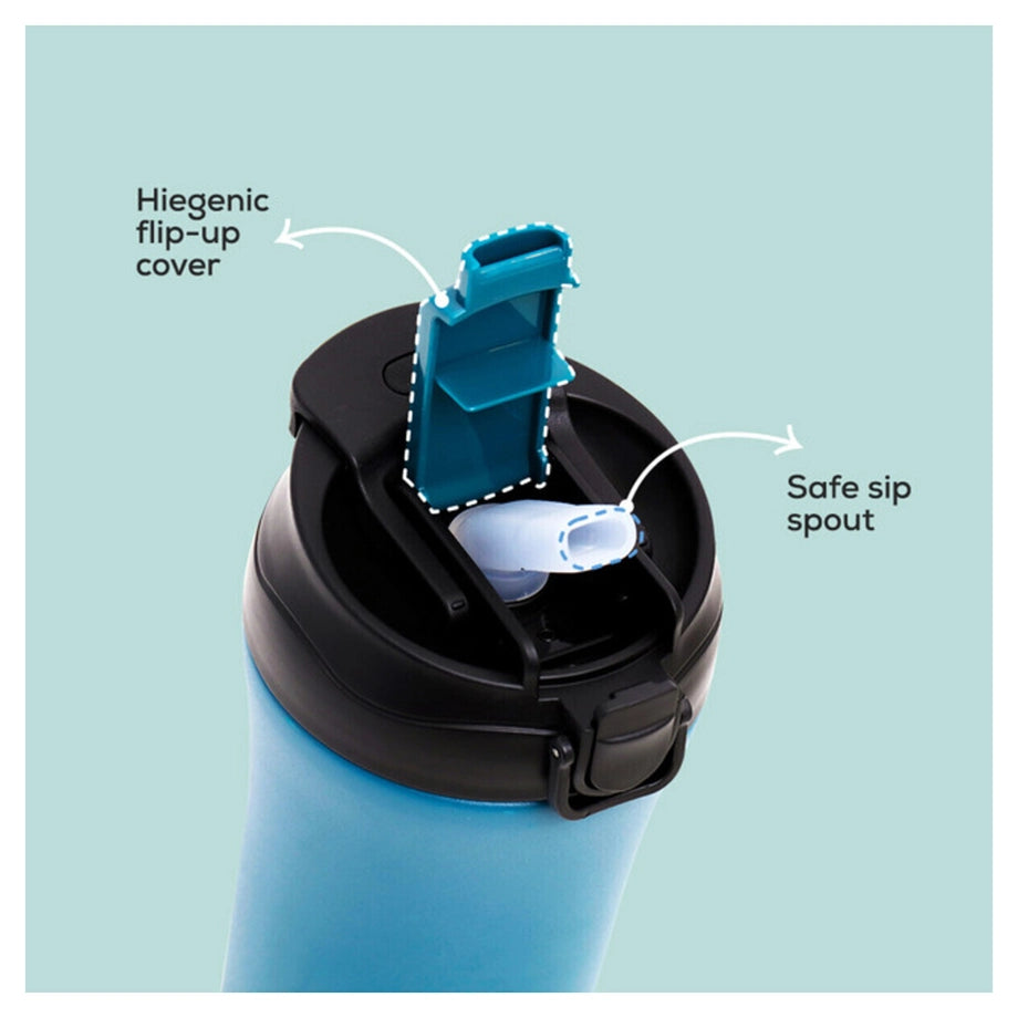 Eazy Kids Insulated Tumbler Water Bottle 400ml (Blue)