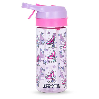 Eazy Kids Tritan Water Bottle with Spray Mermaid 420ml (Pink)