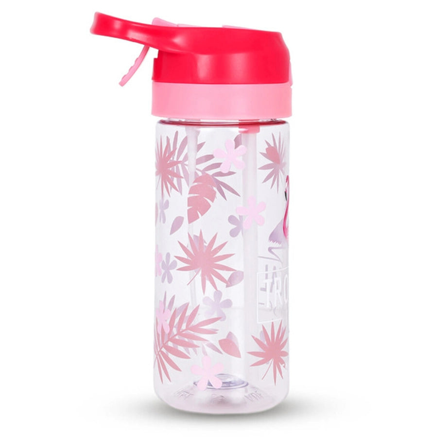 Eazy Kids Tritan Water Bottle w/Spray Tropical 420ml (Pink)