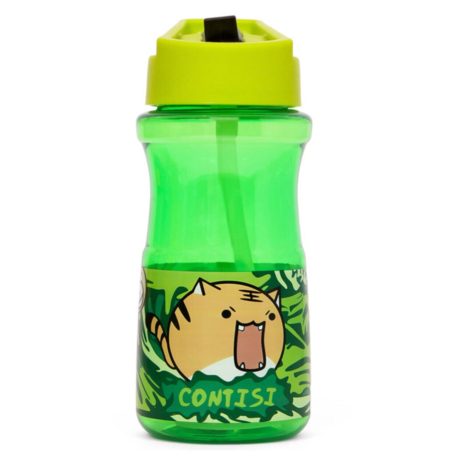 Eazy Kids Water Bottle 500ml wt Straw (Green)