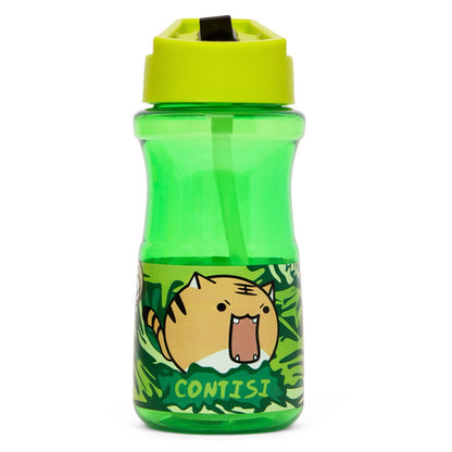 Eazy Kids Water Bottle 500ml wt Straw (Green)