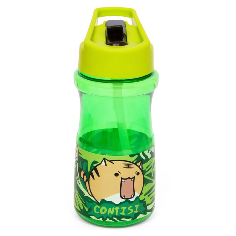 Eazy Kids Water Bottle 500ml wt Straw (Green)