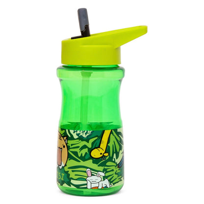 Eazy Kids Water Bottle 500ml wt Straw (Green)