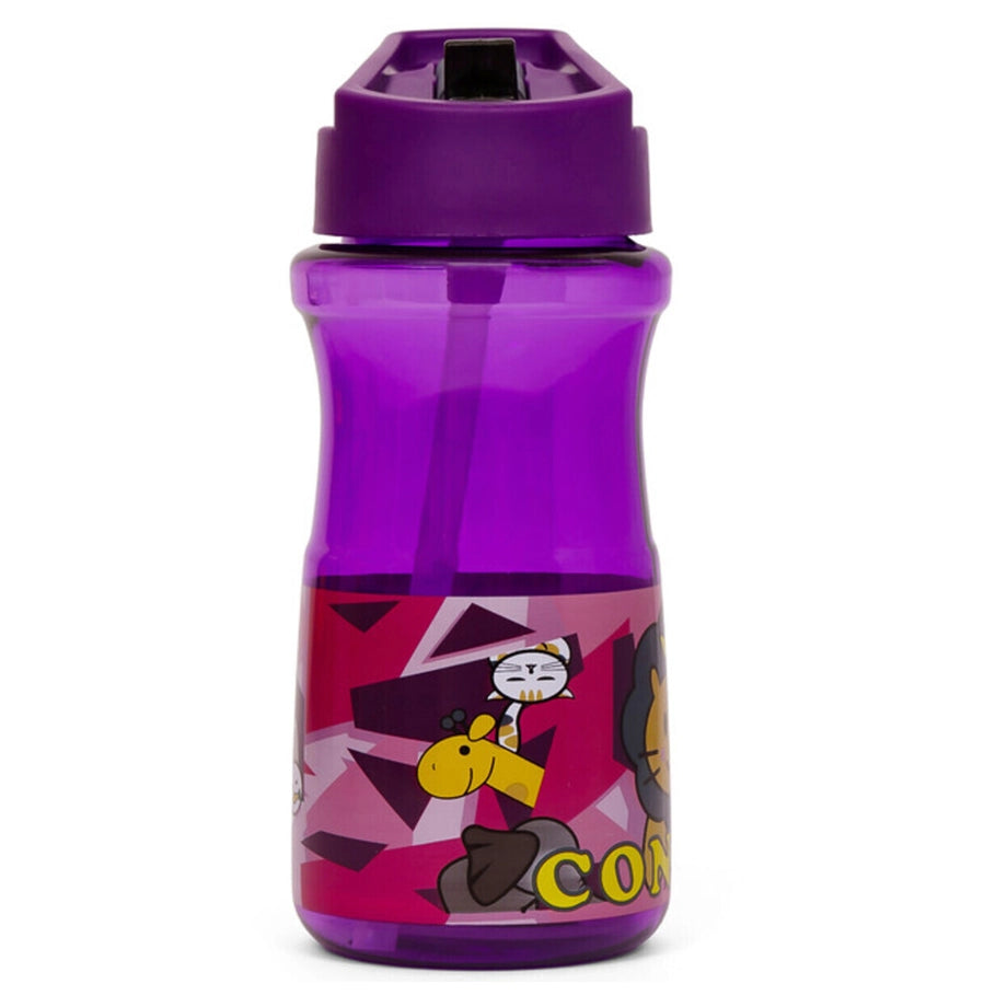 Eazy Kids Water Bottle 500ml wt Straw (Purple)