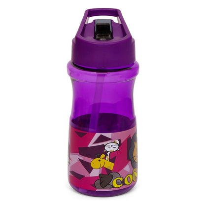 Eazy Kids Water Bottle 500ml wt Straw (Purple)