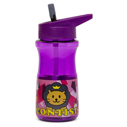 Eazy Kids Water Bottle 500ml wt Straw (Purple)