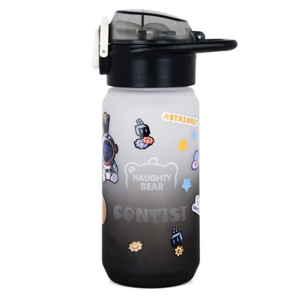 Eazy Kids Water Bottle 500ml wt Handle (Black)